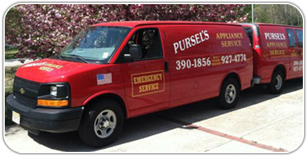 Pursel's Appliance Repair Van